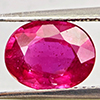 Natural Purplish Red Ruby 2.27 Ct. Oval Shape 9 x 7.1 Mm Gemstone