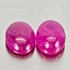 Natural Pink Red Jonson Ruby 1.30 Ct. 2 Pcs Oval Cabochon Shape 5.8 x 4.2 Mm Natural Pink Red Jonson Ruby 1.30 Ct. 2 Pcs Oval Cabochon Shape 5.8 x 4.2 Mm