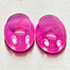 Natural Pink Red Jonson Ruby 1.36 Ct. 2 Pcs Oval Cabochon Shape 6.2 x 4.2 Mm Natural Pink Red Jonson Ruby 1.36 Ct. 2 Pcs Oval Cabochon Shape 6.2 x 4.2 Mm