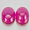 Natural Pink Red Jonson Ruby 1.46 Ct. 2 Pcs Oval Cabochon Shape 6 x 4.2 Mm Natural Pink Red Jonson Ruby 1.46 Ct. 2 Pcs Oval Cabochon Shape 6 x 4.2 Mm