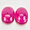 Natural Pink Red Jonson Ruby 1.24 Ct. 2 Pcs Oval Cabochon Shape 6.2 x 4.2 Mm Natural Pink Red Jonson Ruby 1.24 Ct. 2 Pcs Oval Cabochon Shape 6.2 x 4.2 Mm