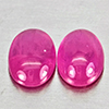 Natural Pink Red Jonson Ruby 1.53 Ct. 2 Pcs Oval Cabochon Shape 6.1 x 4.2 Mm Natural Pink Red Jonson Ruby 1.53 Ct. 2 Pcs Oval Cabochon Shape 6.1 x 4.2 Mm