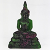 Natural Red Green Ruby in Zoisite 80.94 Ct. Buddha Carving Shape 47 x 32 Mm Gemstone From Madagascar