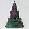 Natural Red Green Ruby in Zoisite 49.48 Ct. Buddha Carving Shape 40 x 28 Mm Gemstone From Madagascar Natural Red Green Ruby in Zoisite 49.48 Ct. Buddha Carving Shape 40 x 28 Mm Gemstone From Madagascar