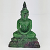 Natural Red Green Ruby in Zoisite 72.45 Ct. Buddha Carving Shape 46 x 31 Mm Gemstone From Madagascar