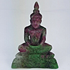 Natural Red Green Ruby in Zoisite 63.50 Ct. Buddha Carving Shape 46 x 31 Mm Gemstone From Madagascar Natural Red Green Ruby in Zoisite 63.50 Ct. Buddha Carving Shape 46 x 31 Mm Gemstone From Madagascar