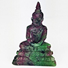 Natural Red Green Ruby in Zoisite 73.40 Ct. Buddha Carving Shape 46 x 31 Mm Gemstone From Madagascar Natural Red Green Ruby in Zoisite 73.40 Ct. Buddha Carving Shape 46 x 31 Mm Gemstone From Madagascar