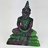 Natural Red Green Ruby in Zoisite 71.36 Ct. Buddha Carving Shape 45 x 33 Mm Gemstone From Madagascar Natural Red Green Ruby in Zoisite 71.36 Ct. Buddha Carving Shape 45 x 33 Mm Gemstone From Madagascar