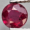 Natural Pinkish Red Ruby 1.04 Ct. Round Shape 5.5 Mm Gemstone From Madagascar