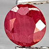 Natural Pinkish Red Ruby 0.86 Ct. Round Shape 5.5 Mm Gemstone From Madagascar