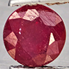 Natural Pinkish Red Ruby 0.86 Ct. Round Shape 5.5 Mm Gemstone From Madagascar