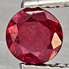 Natural Pinkish Red Ruby 0.70 Ct. Round Shape 5.1 Mm Gemstone From Madagascar