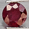 Natural Pinkish Red Ruby 1.94 Ct. Round Shape 6.8 Mm Gemstone From Madagascar
