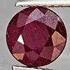 Natural Pinkish Red Ruby 1.57 Ct. Round Shape 6.9 Mm Gemstone From Madagascar