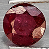 Natural Pinkish Red Ruby 1.65 Ct. Round Shape 7 Mm Gemstone From Madagascar