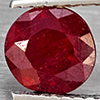 Natural Pinkish Red Ruby 1.28 Ct. Round Shape 6.7 Mm Gemstone From Madagascar