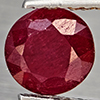 Natural Pinkish Red Ruby 1.48 Ct. Round Shape 6.2 Mm Gemstone From Madagascar
