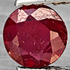 Natural Pinkish Red Ruby 0.76 Ct. Round Shape 5.6 Mm Gemstone From Madagascar
