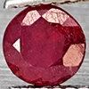 Natural Pinkish Red Ruby 0.82 Ct. Round Shape 5.5 Mm Gemstone From Madagascar