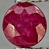 Natural Pinkish Red Ruby 1.07 Ct. Round Shape 5.8 Mm Gemstone From Madagascar