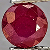 Natural Pinkish Red Ruby 0.92 Ct. Round Shape 5.8 Mm Gemstone From Madagascar