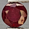 Natural Pinkish Red Ruby 1.06 Ct. Round Shape 5.8 Mm Gemstone From Madagascar