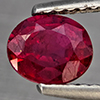 Natural Pinkish Red Ruby 0.94 Ct. Oval Shape 6.2 x 5.3 Mm Gemstone From Madagascar