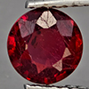 Natural Pinkish Red Ruby 1.00 Ct. Round Shape 6.1 Mm Gemstone From Madagascar