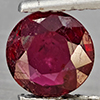 Natural Pinkish Red Ruby 1.00 Ct. Round Shape 6.4 Mm Gemstone From Madagascar