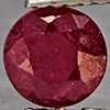 Natural Pinkish Red Ruby 1.00 Ct. Round Shape 6 Mm Gemstone From Madagascar