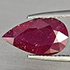 Natural Purplish Red Ruby 3.94 Ct. Pear Shape 14.5 x 8.5 Mm Gemstone from Madagascar