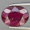 Natural Purplish Red Ruby 4.69 Ct. Oval Shape 11.8 x 9 Mm Gemstone from Madagascar
