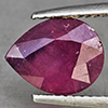 Natural Purplish Red Ruby 3.43 Ct. Pear Shape 10.2 x 8.2 Mm Gemstone from Madagascar