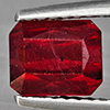 Natural Pigeon Blood Red Ruby 1.39 Ct. Octagon Shape 6.7 x 5.5 Mm Gemstone from Madagascar