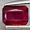 Natural Pigeon Blood Red Ruby 1.42 Ct. Octagon Shape 7.4 x 5.5 Mm Gemstone from Madagascar