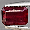 Natural Pigeon Blood Red Ruby 1.09 Ct. Octagon Shape 6.5 x 4.5 Mm Gemstone from Madagascar