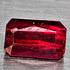 Natural Pigeon Blood Red Ruby 1.23 Ct. Octagon Shape 7.6 x 4.6 Mm Gemstone from Madagascar