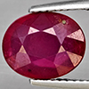 Natural Purplish Red Ruby 3.45 Ct. Oval Shape 10 x 8.2 Mm Gemstone from Madagascar