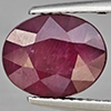Natural Purplish Red Ruby 5.18 Ct. Oval Shape 10.6 x 8.6 Mm Gemstone from Madagascar