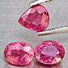 Natural Pinkish Red Ruby 2.33 Ct. 3 Pcs Mixed Shape Gemstone from Madagascar