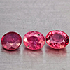 Natural Pinkish Red Ruby 1.56 Ct. 3 Pcs Mixed Shape Gemstone from Madagascar