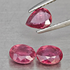 Natural Pinkish Red Ruby 2.25 Ct. 3 Pcs Mixed Shape 6.4 x 5 Mm Gemstone from Madagascar