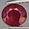 Natural Pinkish Red Ruby 1.38 Ct. Oval Shape 6.4 x 5.8 Mm Gemstone from Madagascar