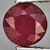 Natural Pinkish Red Ruby 1.23 Ct. Round Shape 6 Mm Gemstone from Madagascar
