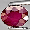 Natural Pinkish Red Ruby 1.34 Ct. Oval Shape 6.7 x 5.3 Mm Gemstone from Madagascar