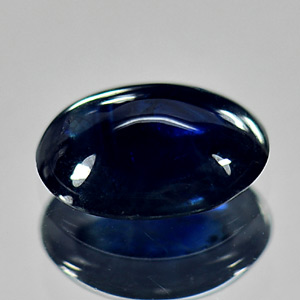 1.26 Ct. Natural Gemstone Blue Sapphire Oval Cabochon From Madagascar