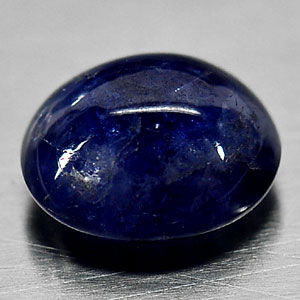 1.40 Ct. Oval Cabochon Natural Blue Sapphire