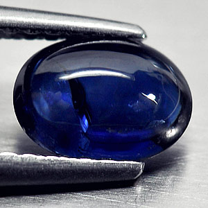 1.00 Ct. Oval Cabochon Natural Blue Sapphire