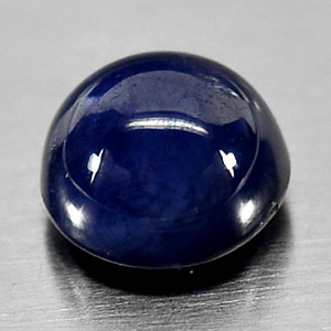 1.03 Ct. Natural Blue Sapphire Round Cabochon Gemstone