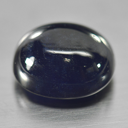 Blue Sapphire Oval Cabochon 4.33 Ct. Natural Gemstone From Madagascar